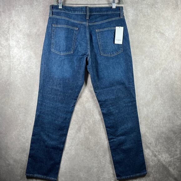 Goodfellow &‎ Co. Straight Recto Jeans Mens Size 36X32 Blue Dark Wash Denim NEW - Picture 5 of 11